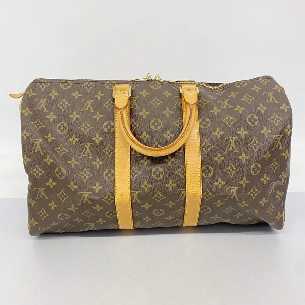 LOUIS VUITTON Brown Monogram Keepall 45 Boston Bag - Picture 10 of 10
